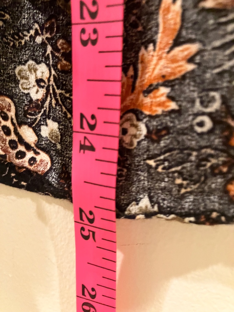 Nordstrom Treasure & Bond Black Blouse With Cream And Brown Floral Print — image 4 of 8